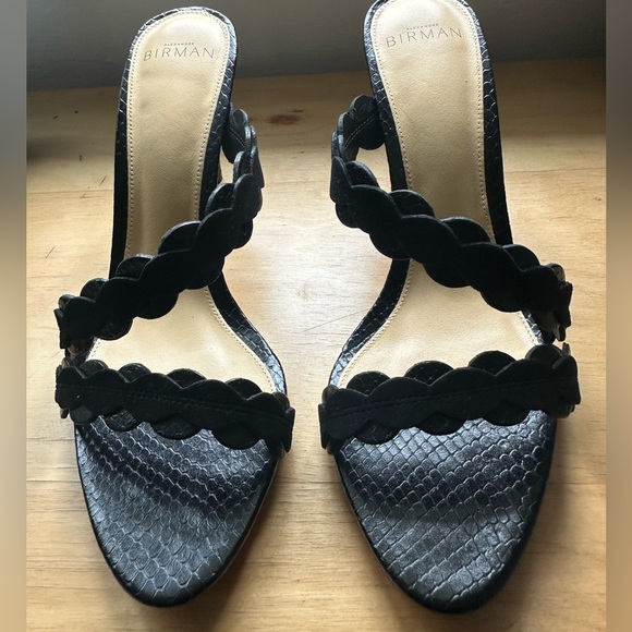 NWT Alexandre Birman | Barbara 85 Sandal in Snake Print - Picture 3 of 6